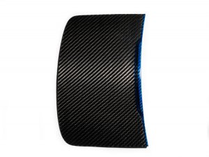 Alfa Romeo Giulia Center Console Trim - Carbon Fiber - Center Tunnel Trim - Blue Candy Details - Pre '20 Models